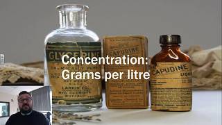 Concentration: Grams per Litre (Liter)
