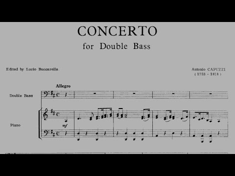 Antonio Capuzzi - Concerto in D Major for Double Bass and Orchestra