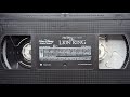 The Lion King VHS Pre Show