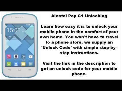 Unlock Alcatel Pop C1 (4015A 4015D 4015X) - SIM ME Lock