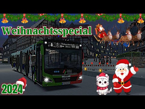 OMSI 2: WEIHNACHTEN 2024 🎅🎄- Shuttleverkehr in Weiden! #281 | PxlKiing
