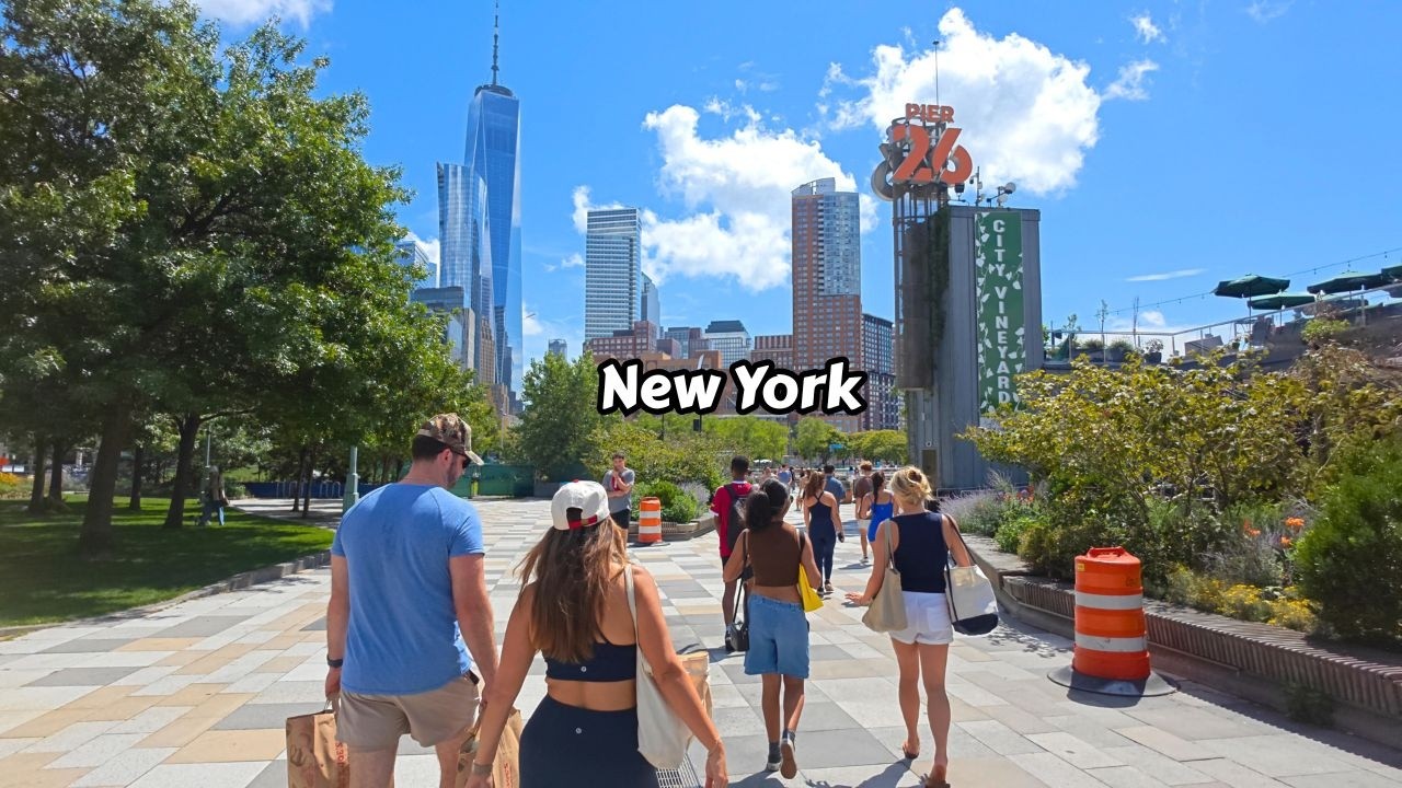 8k Hdr Virtual Treadmill Walk In New York City - This Is Where New Yorkers Unwind