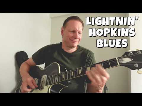 Lightnin’ Hopkins Texas Blues Guitar | Vintage Style Slow Blues