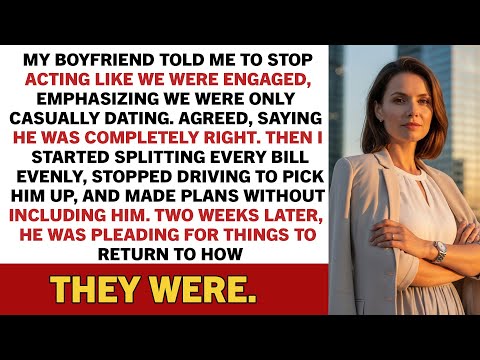 My Boyfriend Said: "Stop Acting Like We're Married-We're Just Dating." I Told You. / Reddit Stories