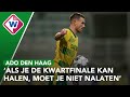 Janmaat: 'Competitie belangrijker? Kun je kwartfinale halen, moet je dat doen' - OMROEP WEST SPORT