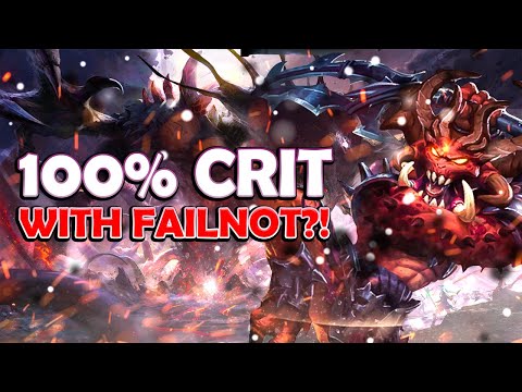FAIL-NOT GIVES YOUR TEAMMATES 100% CRIT CHANCE NOW!? - Smite