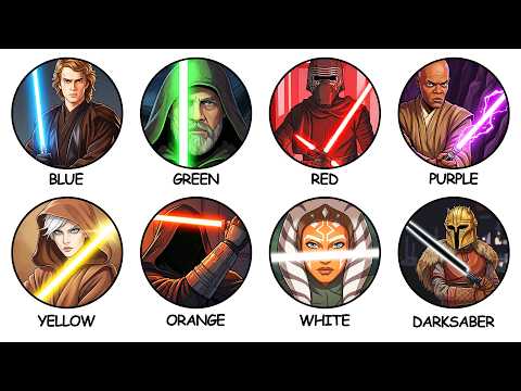 Every Lightsaber Color Meaning EXPLAINED in Detail