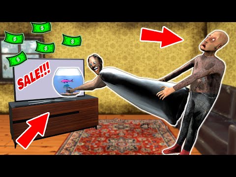 Crazy Shop on the Sofa vs Granny vs Grandpa - funny horror animation parody (p.88)