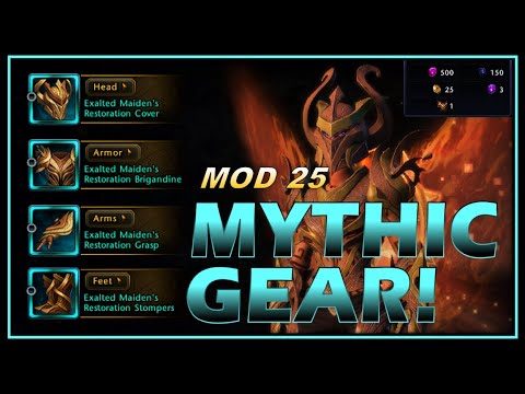 NEW Mythic Exalted Dark Maiden's Gear! (costs & benefits) Farm more MToS! - Neverwinter M25 Preview