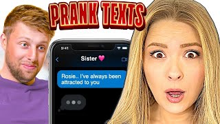 Couple Reacts To SIDEMEN PRANK TEXT ROULETTE