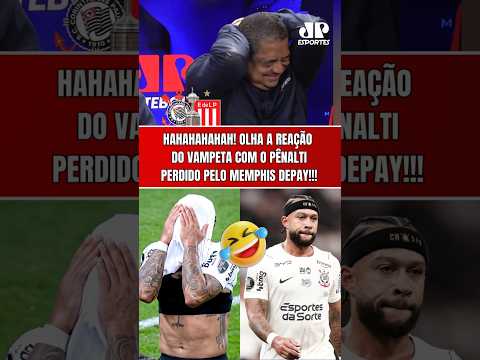 NÃÃÃÃO, MEMPHIS! REAÇÃO DO VAMPETA COM O PÊNALTI PERDIDO! | CORINTHIANS ELIMINADO DA LIBERTADORES