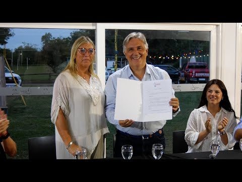 En General Levalle, Llaryora anunció fondos para iniciativas locales