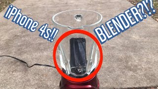 iPhone 4s VS BLENDER!!! Will it SURVIVE | iPhone VS Blender #1