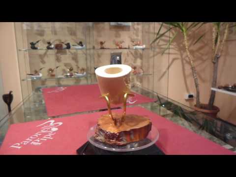 Pipa in limone half bent fatta a mano - www.paronellipipe.it