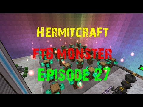 Minecraft FTB Monster Ep. 27 - Farming Manabeans ( HermitCraft Modded Minecraft )