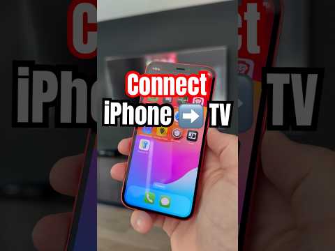 How to Connect iPhone to TV!