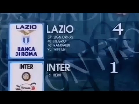 Lazio-Inter 4:1, 1994/95 - 90° minuto