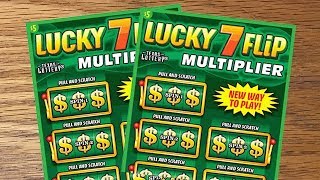 2X Lucky 7 Flip Multiplier! Texas Lottery Scratch Off Tickets