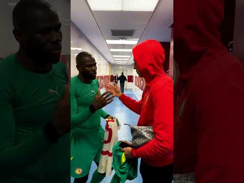 Koulibaly x Aguerd. That's football. 🫂❤️#TotalEnergiesAFCON2025 | #WeAreDifferent