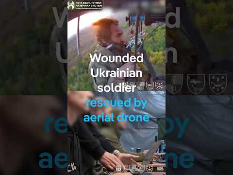Ukraine airlifts wounded soldier in “world first” evacuation by aerial drone | DW News