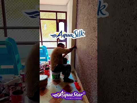 AquaSilk Liquid Wallpaper #aquasilk #wallcoverings #liquidwallpaper #silkplaster #interiordesign