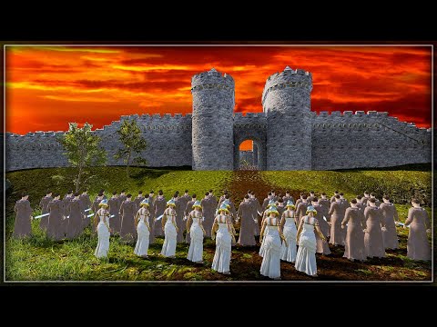 4 Hero Teams Invaded Huge Orc Castle - Ultimate Epic Battle Simulator 2