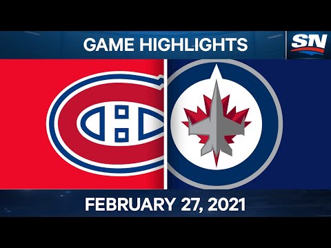 NHL Game Highlights | Canadiens vs. Jets - Feb. 27, 2021