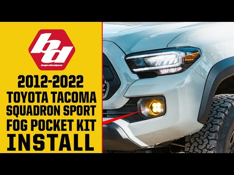 Toyota Tacoma 2012-2022 Squadron Sport Fog Pocket Kit | [Baja Designs Install Series]