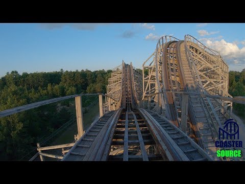 Shivering Timbers On-Ride POV Michigan's Adventure
