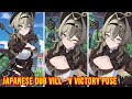 (JP Dub) All Vill - V Facial Expressions and Voices on her Victory Poses