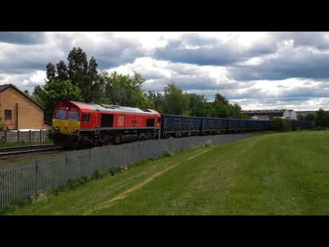 DBC Class 66 No. 66100 on 6E26 Knowsley Freight Tml - Wilton Efw Tml @ Denton Jn on 16.05.20 - HD