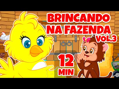 Brincando na Fazenda Vol. 3 - Giramille 12 min | Desenho Animado Musical