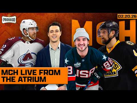 MCH LIVE From The Atrium ft. Colin Wilson & Dennis Seidenberg | Morning Cuppa Hockey