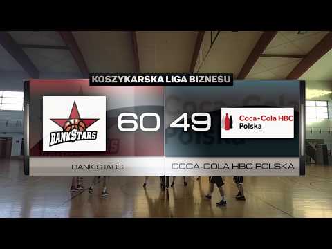 Bank Stars vs Coca-Cola HBC Polska - VIII kolejka - I Liga Warszawa - Koszykarska Liga Biznesu