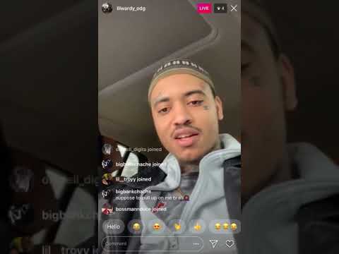 Rapper lil wardy flexing with his engineer