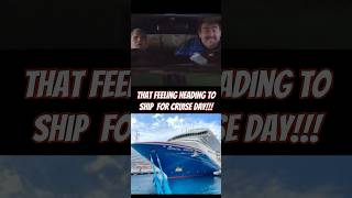 CRUISE DAY FEELING!! #carnivalcruiseline #cruiseday #royalcaribbean #norwegiancruises #msccruises