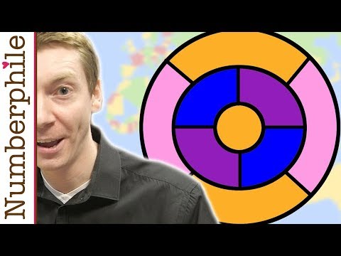 The Four Color Map Theorem - Numberphile Video