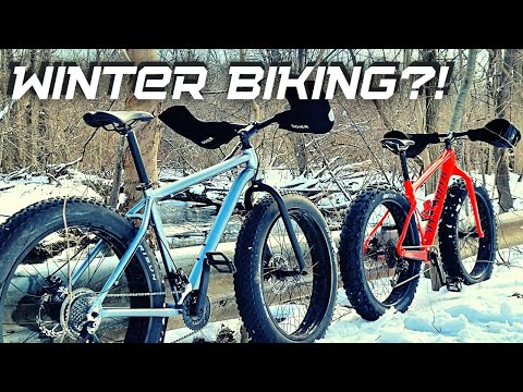 Fat Biking in the WINTER | WHO NEEDS A GYM... | Dolomite ALX and Specialized FatBoy Carbon Comp