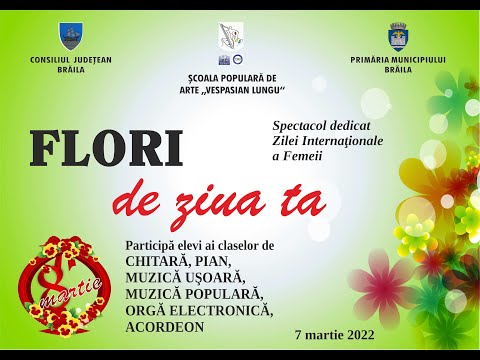 SPA "Vespasian Lungu" – „Flori de ziua ta” - Spectacol dedicat zilei femeii 07.03.2022 (cover)