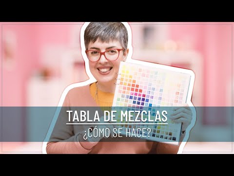 TUTORIAL: OS ENSEÑO a hacer una TABLA DE MEZCLAS de ACUARELA   Como MEZCLAR COLORES