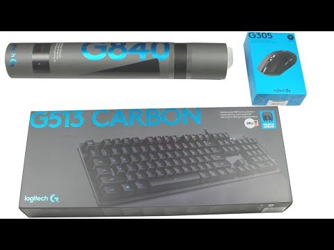 LOGITECH G513, G305 & G840 - Unboxing & Kurzreview