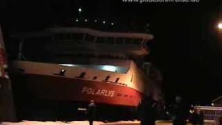 preview picture of video 'Hurtigruten - MS Polarlys im Hafen Rorvik'