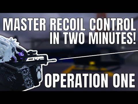 How To MASTER Recoil Control in Operation One! (Roblox Siege)