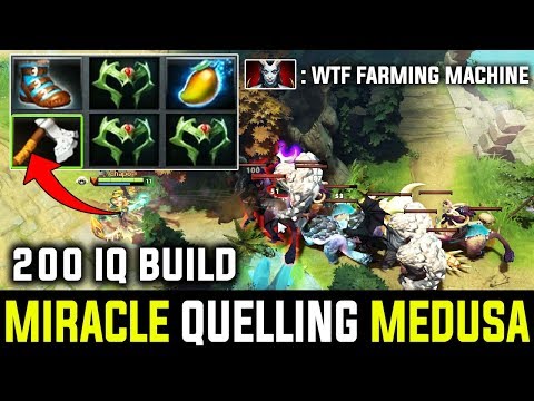 Miracle [Medusa] - How To Fast Farm Like Miracle Just Watch And Learn | 7.21d Dota 2