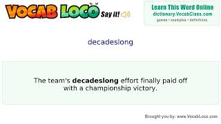 Video thumbnail for decadeslong