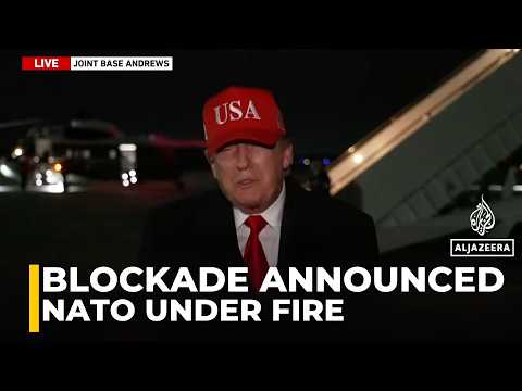 Iran blockade announcement, nuclear warning & NATO Criticism