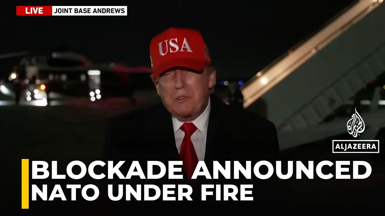 Iran blockade announcement, nuclear warning & NATO Criticism