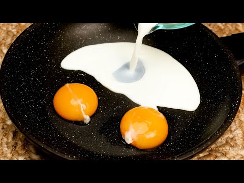 Just Mix 2 Eggs with Milk! Easy and Delicious Dessert Will Impress Everyone