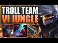 THIS IS HOW YOU CAN EASILY HARD CARRY TROLL TEAMS WITH VI JUNGLE! - Gameplay Guide League of Legends