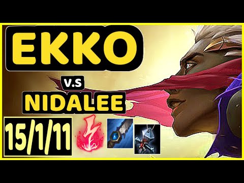 SKEANZ (EKKO) vs NIDALEE - 15/1/11 KDA JUNGLE CHALLENGER GAMEPLAY - EUW